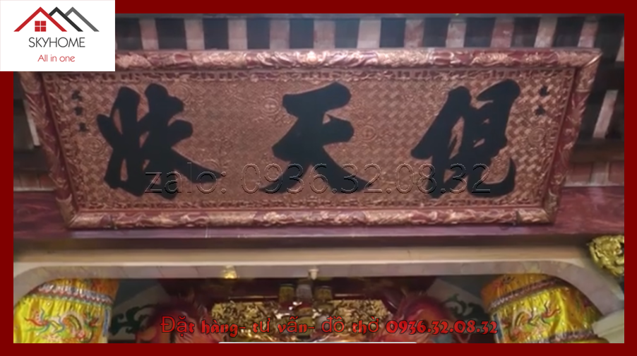 Bức hoành phi Khiếm Thiên Muội